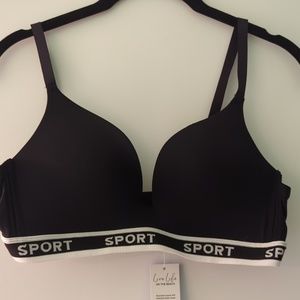Wireless bra from Cupshe, size 36B, black